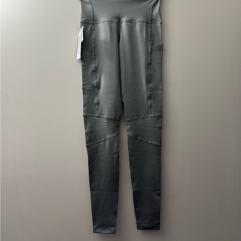 PSK Collective Gray High-Waisted Leggings XS
